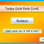 today gold rate in budaun